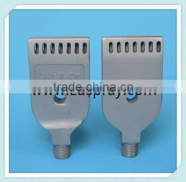 Double holes stainless steel SS windjet blow off spray air nozzle