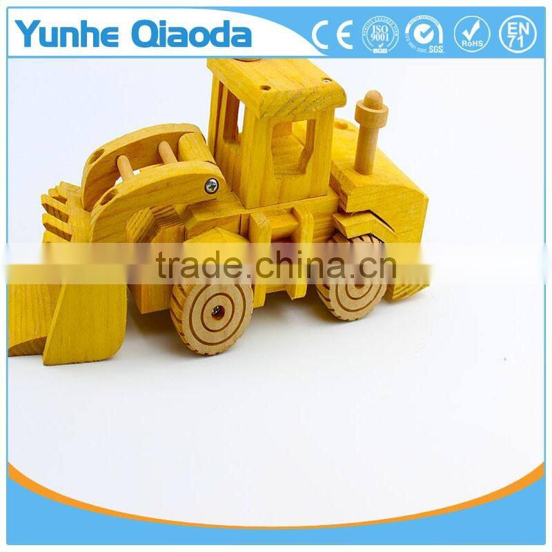 3-D Wooden Puzzle - Bulldozer Model -Affordable Gift for your Little One