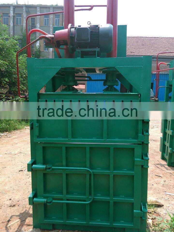 Vertical hydraulic waste paper baler,cardboard baling press machine XK--60