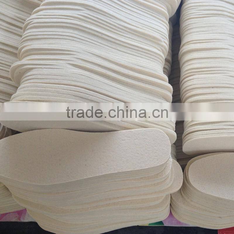 We only make the best quality 100% wool felt insole , felt Shoe Insole