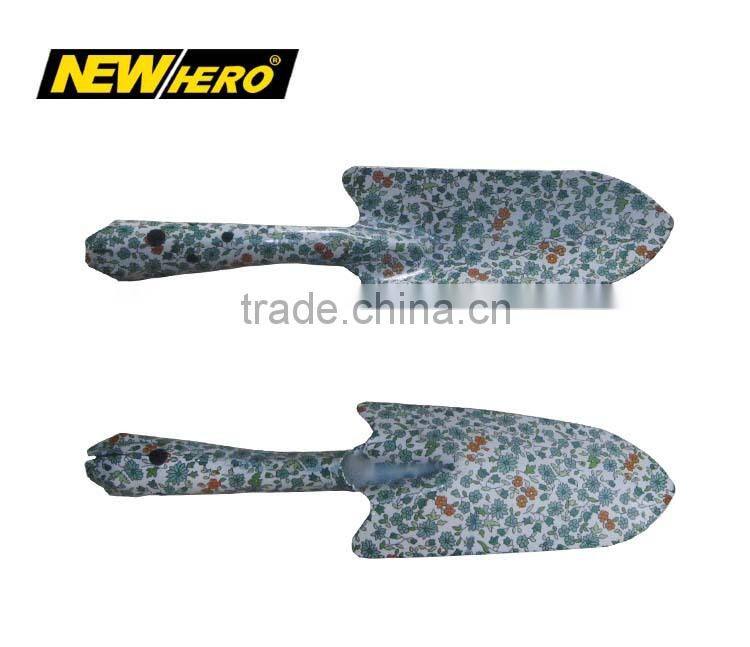 Novelty ladies flower design trowel and glove special gift for garden tool set