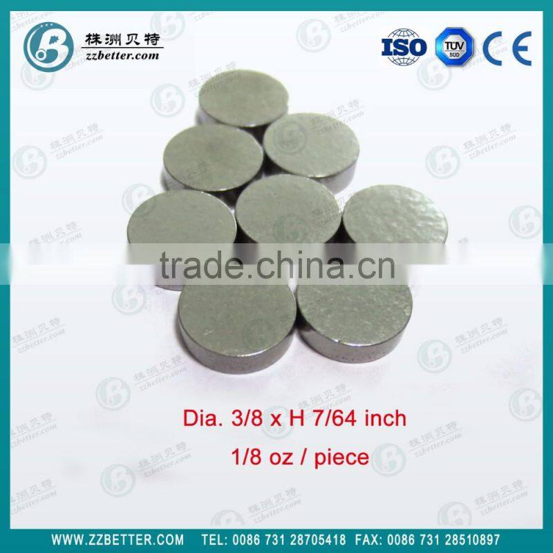 3oz tungstent alloy kits 8pcs tungsten wafers