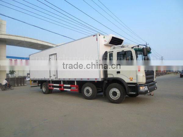 260hp 8*4 JAC Cooling Box Truck 30 ton