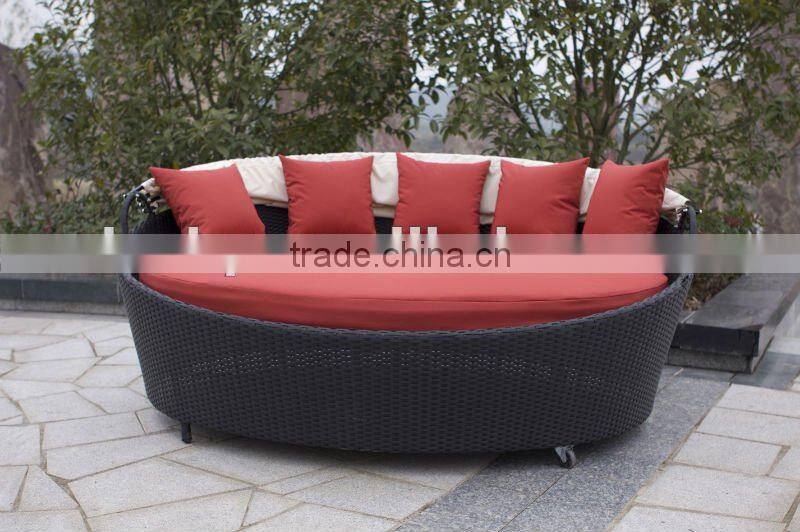 garden rattan bed