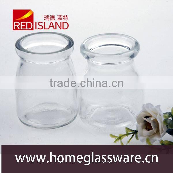 glass manufactory supply mini clear glass jar, tumbler glass jar