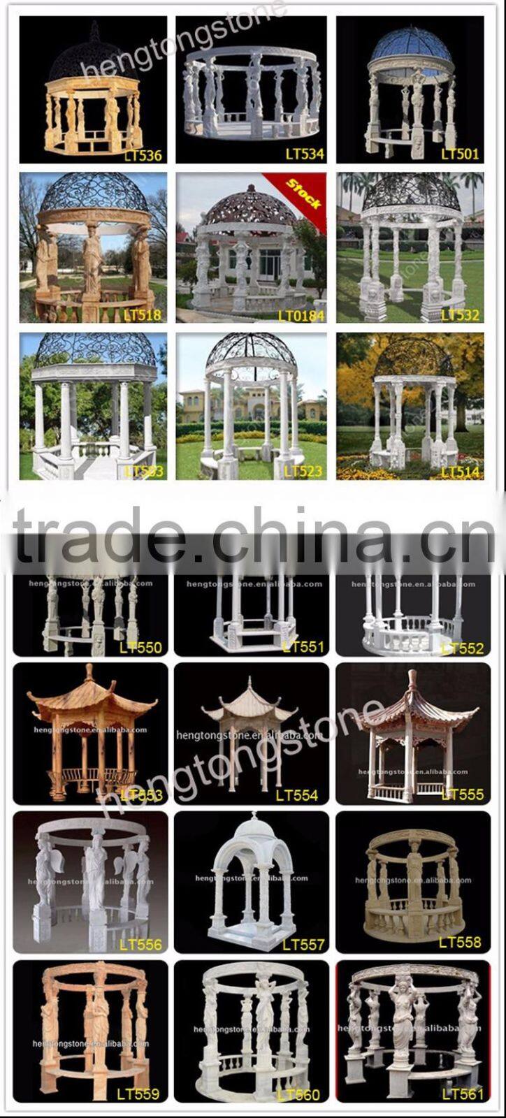 Cheap Used Garden Pavillion Marble Gazebo For Sale