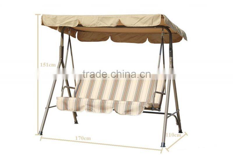 3-person patio swing with canopy outdoor furniture 2014