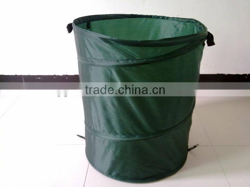 collapsible polyester trash can,collapsible garbage can,contenedor plegable