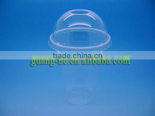 PLA Cold Drink Cups 300ml of polylactide Raw Material/eco cold drink cup with straw