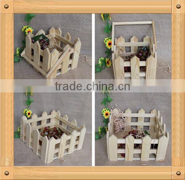 Unfinished handmade variety use solid wood orange crates