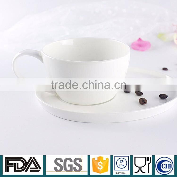 Wholesale custom design In Elegant Bone China Bulk Tea cup Coffee Cup and Saucer