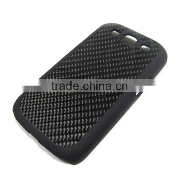 Cell phone cover custom,real carbon fiber case for Samsung 9300