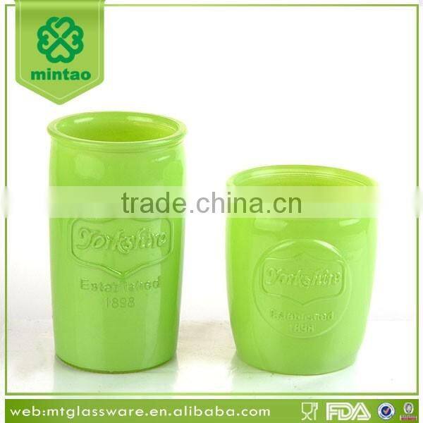 Ceramic Cookie Jar,Machine Made glass Jar with Seal Clip