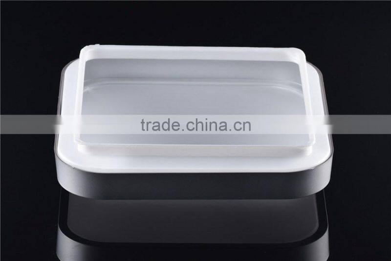 customized design white vacuum thermoforming PMMA lampcover lamp shades metal frame