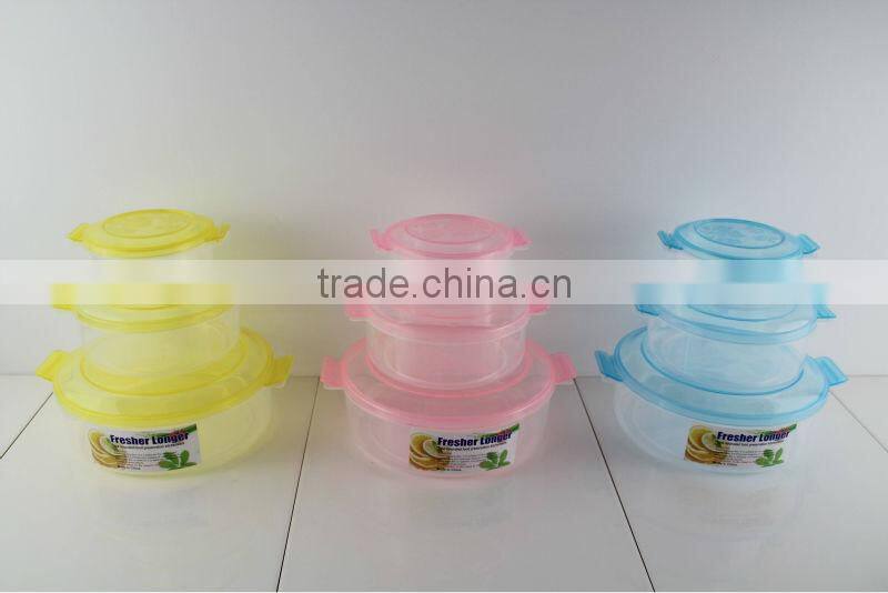 2014 hot sale plastic container for food with flip lid