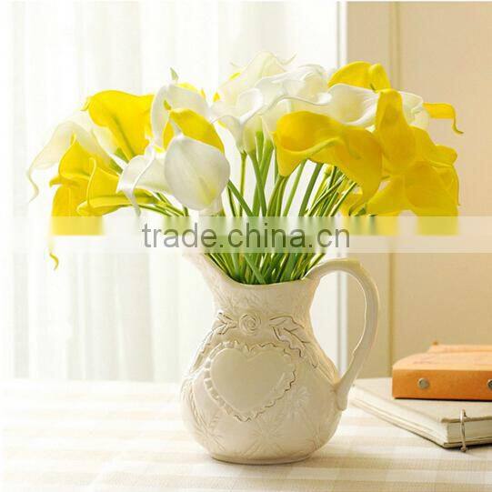 PU blue artificial callas