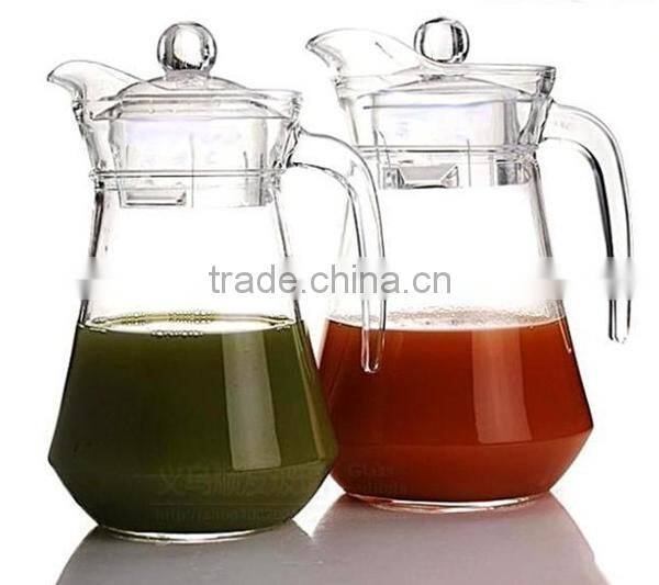 high transparency glass milk jug juice pitcher wholesale