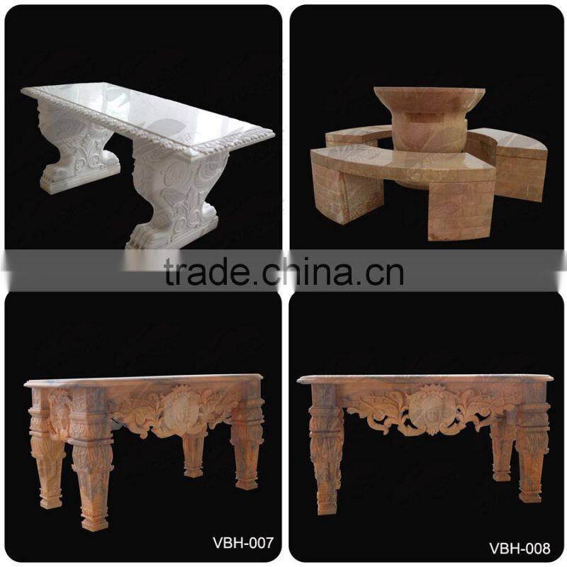 Hot Sale Marble Bench for Decoration VBC--001