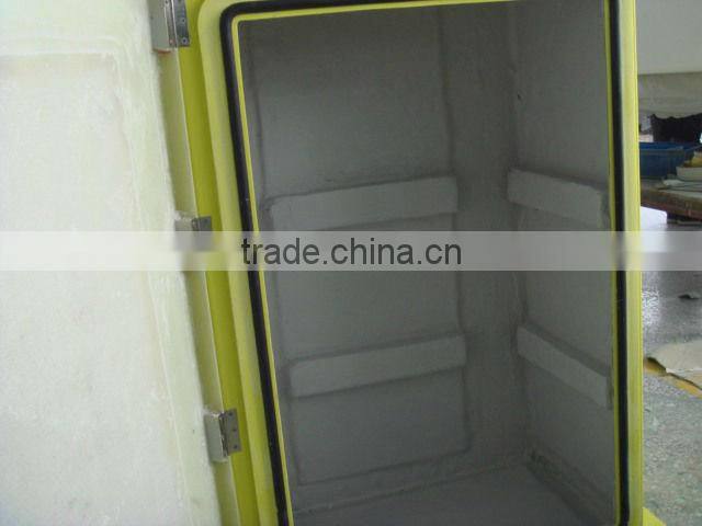 Fiber glass enclosure for battery