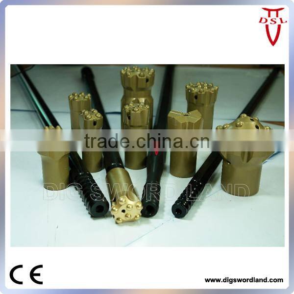 thread drill bits r32/r38/t38/t45/t51 2 33/64"/3"/3 1/2"/4"