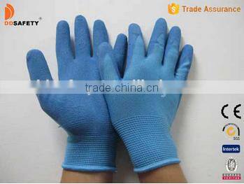Comfort Nylon With Black Natural Latex Safety Gloves