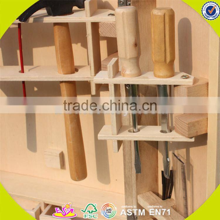 wholesale colorful disassembly tool sets toy for kids high quality wooden tool sets toy W03D024