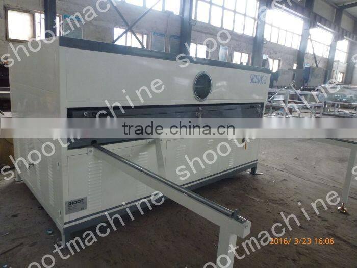 Vacuum Membrane Press SH2300C-2 with Overall dimensions 2750x2650x1550mm and Worktable size 2300x1100mm