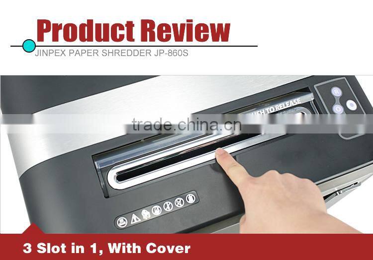 heavy duty paper shredder shred credit/CD/clip/staples strip cut 28 sheets