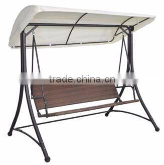 Manufacturer supply the 3 seats white swing chair hanging chair for leisure for hot sale