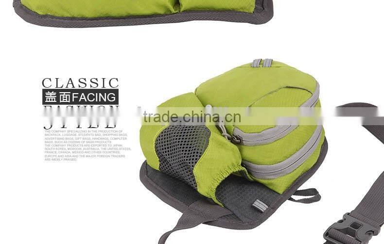 Customized outdoor sports water bottle waist bag