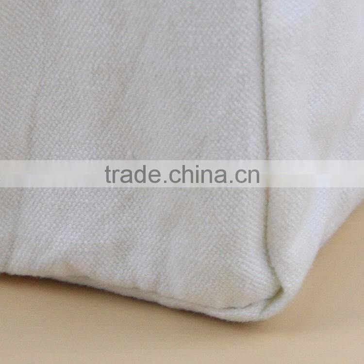 Promotional customized natural recycled cotton tote eco shopper bags