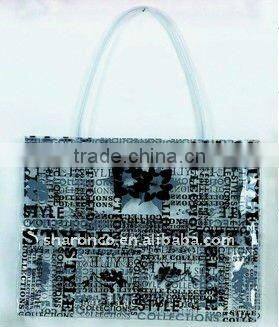 Colourful easy-carry shopping bag with latest design from PVC