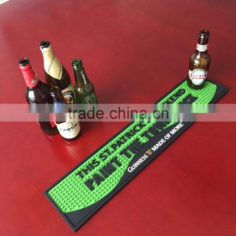 eco-friendly PVC bar mat customized rubber bar mat