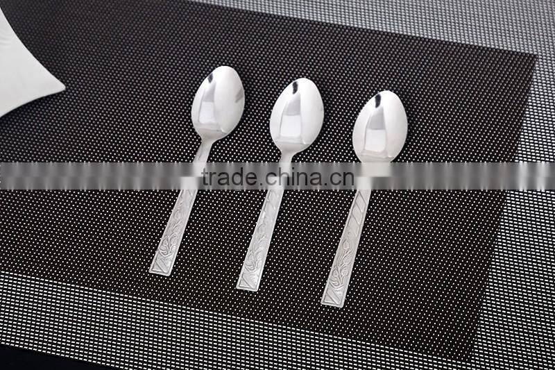 Natural color measuring spoon Stainless Steel Hotel Cutlery