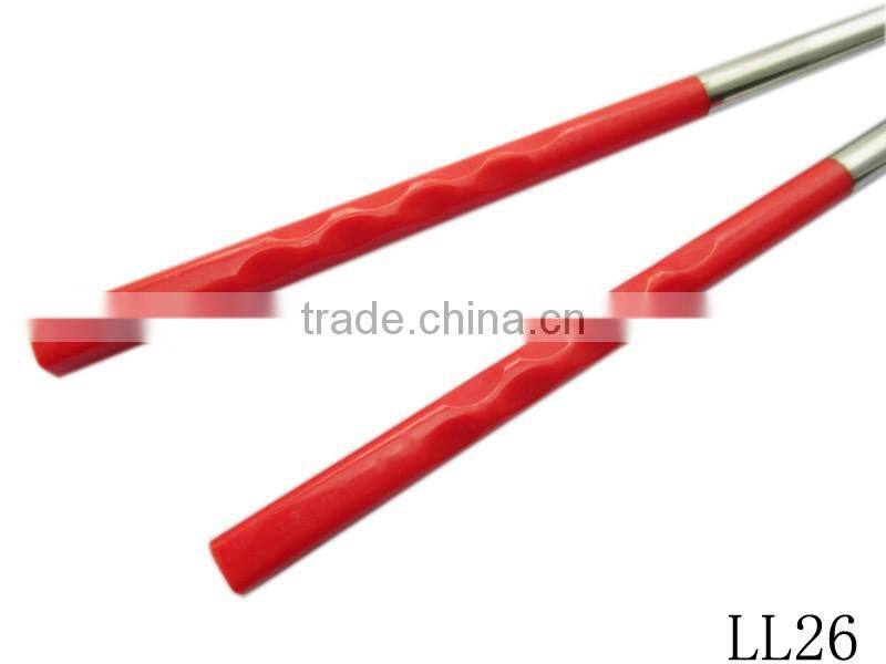 Stainless steel chopsticks with the custom logo