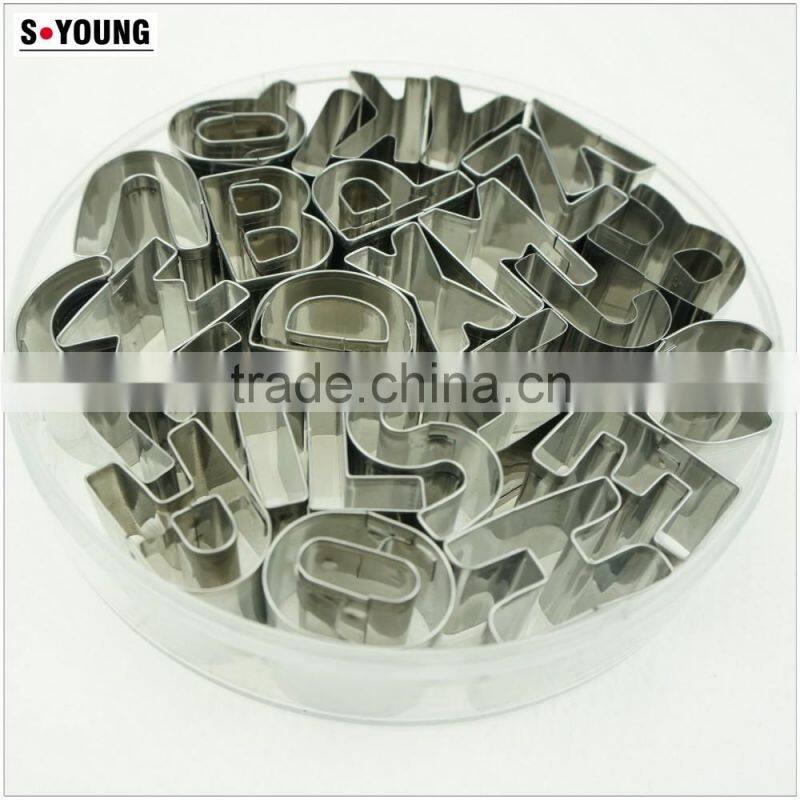 47035 26 English Letter Shape Cake cookie cutter ,fondant cake decorating tools