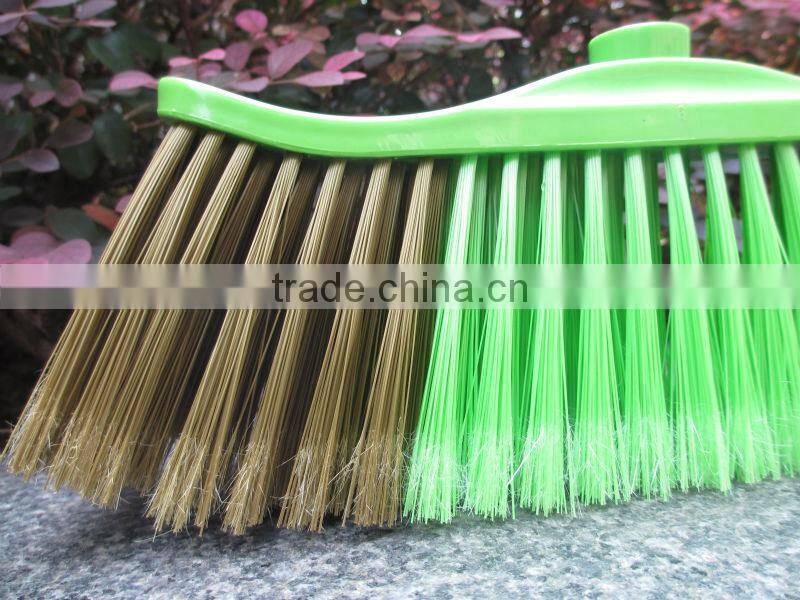 Plastic cleaning soft broom in home