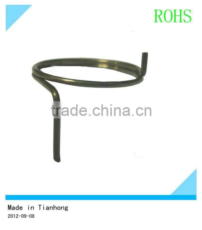 Large diameter torsion springs made of the material that you specified