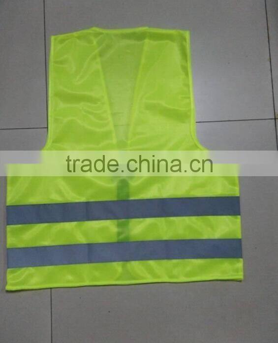 Safety reflective vest for Chile market in 50g, 60g, 100g and 120g