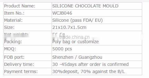 WCJB046 Silicone Spoon Shape Chocolate Cake Candy Mold Sugar Candy Baking Mold