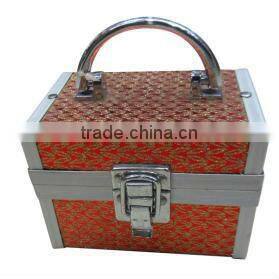 aluminium multi-functional make up box cosmetic case with carry bar