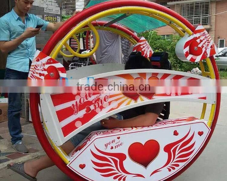 Amusement park attraction happy car for kids Leswing Car/Kiddie Le Bar Car Rides/Swing and 360 Wheel Balance car
