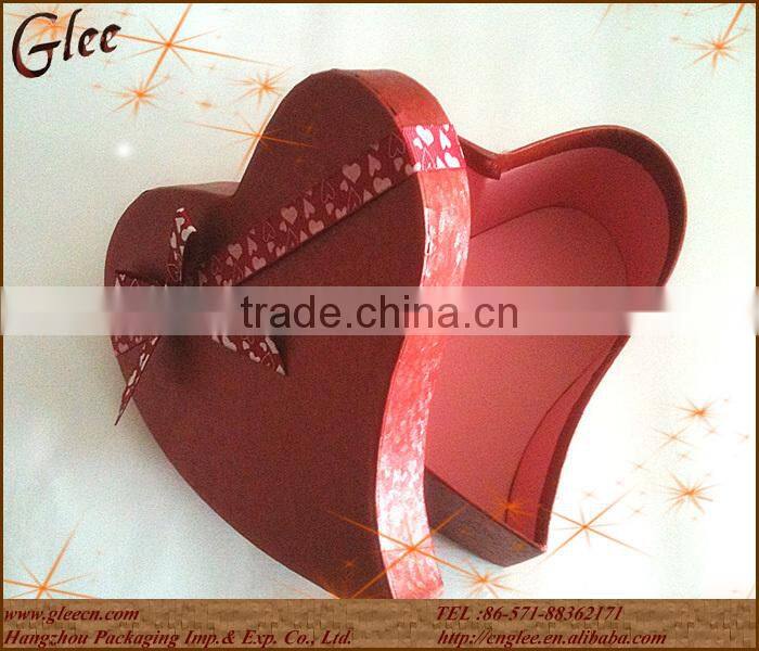 red lovely chocolate box for love person