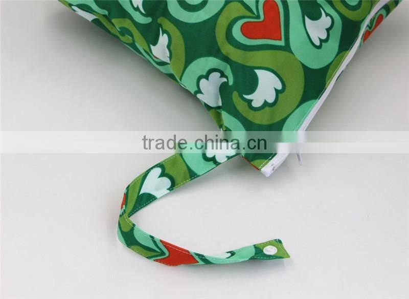 Waterproof baby diaper bags, two zippers swim wet bag