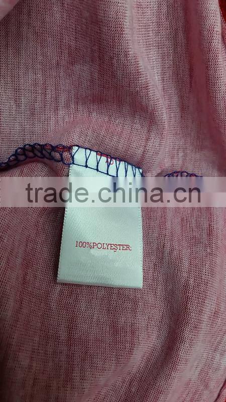 Stock clothing inventory clearance hot sale good quality girl's printed t-shirt