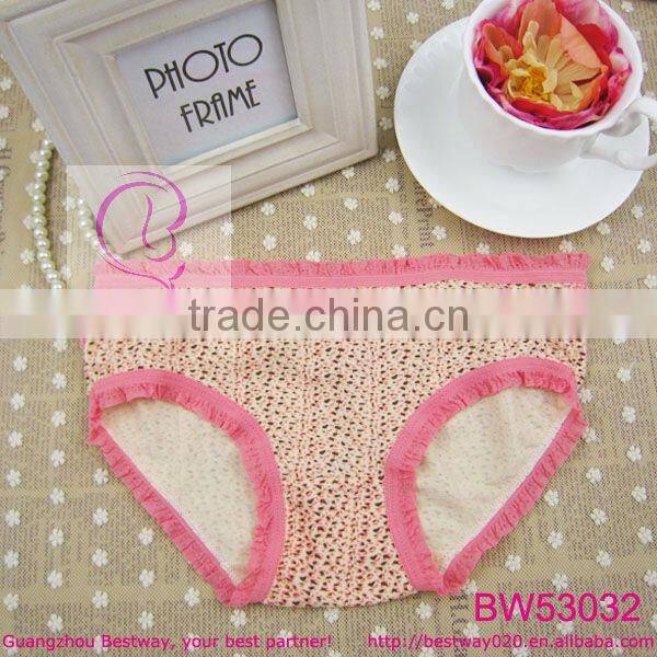 Sex iamges soft briefs panty with lace in stock