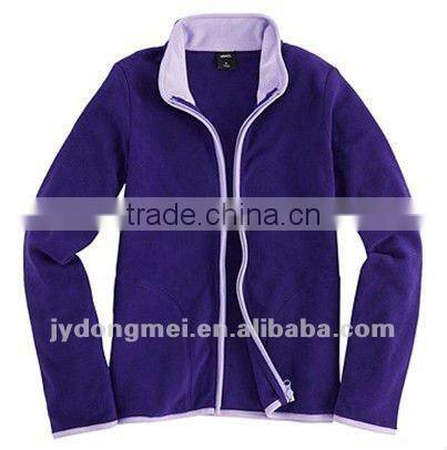 women multi-color polar fleece blazer