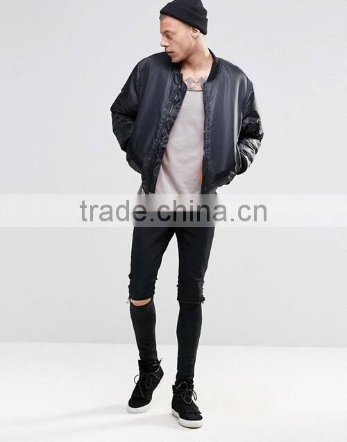 Men 100% cotton oversized scoop neck sleeveless grey t-shirt 2016
