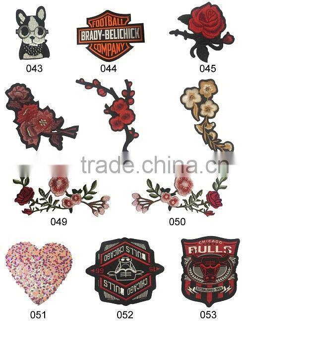 2017Customized Embroidery Patch, virious Embroidered Logo Patch iron on