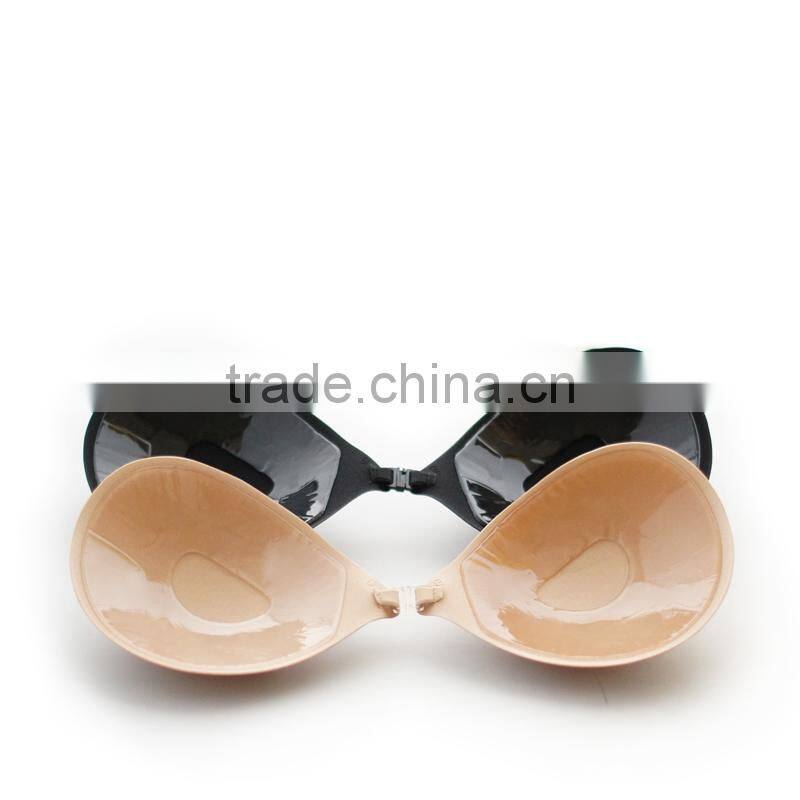 sexy push up silicone filled bra